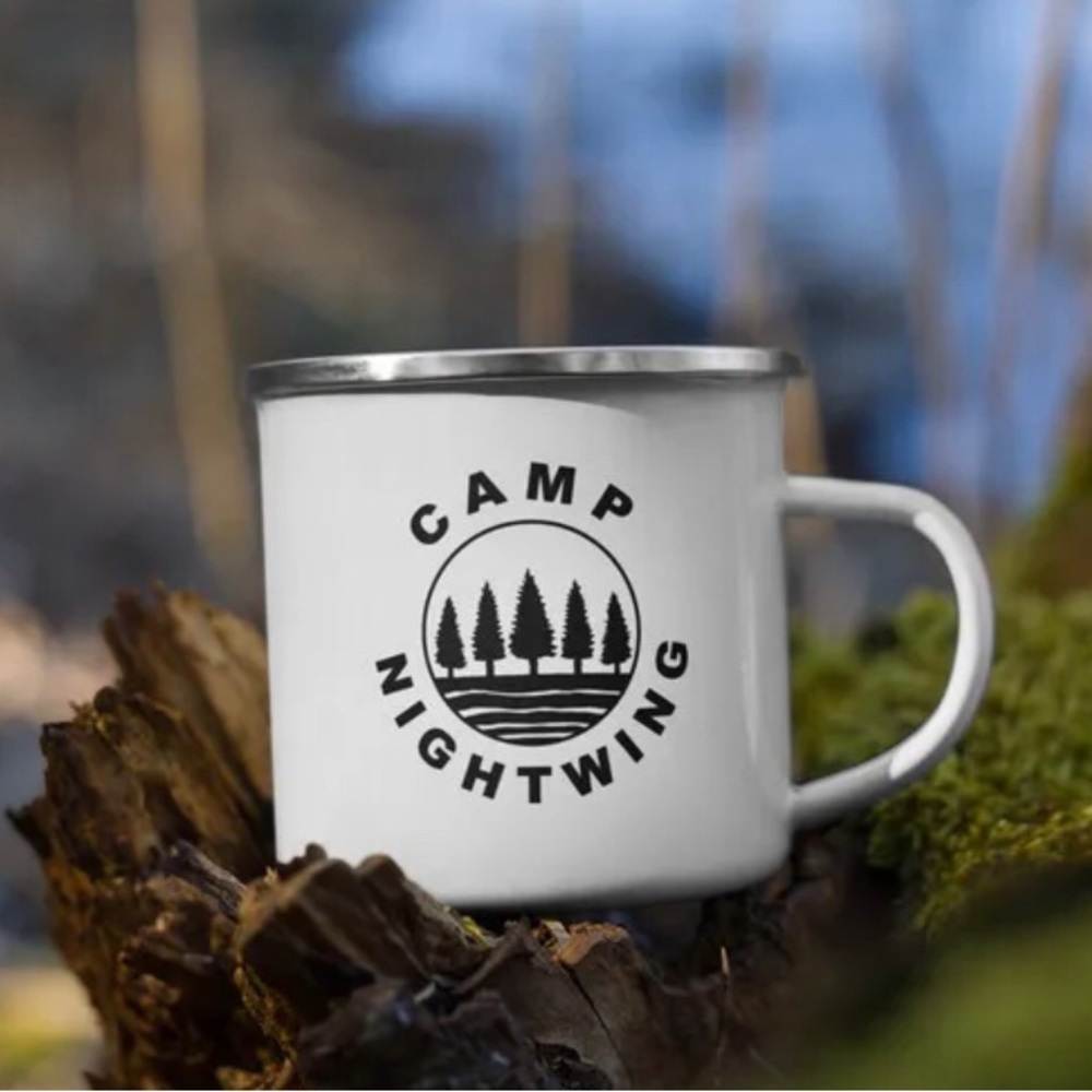 Netflix Fear Street Camp Nightwing Logo Camp Style Mug [New Toy] Enamel Mug
